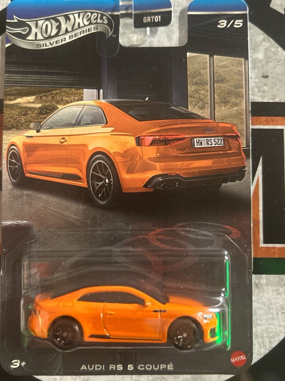 Hot Wheels Silver Series Audi RS 5 Coupé Toy Car - Orange